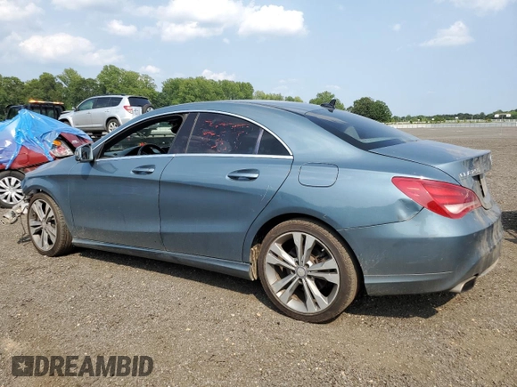 2014 Mercedes-Benz CLA 250 with VIN WDDSJ4EB5EN037746, listed as a Copart auction lot 60269815 with 133,159 mi miles and Salvage title. Bid and sale history available at DreamBid. Image 2.