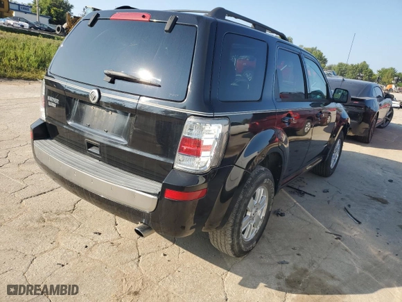 2010 Mercury Mariner with VIN 4M2CN8B71AKJ24544, listed as a Copart auction lot 67950064 with 182,571 mi miles and Salvage Title. Bid and sale history available at carsss.com. Image 3.