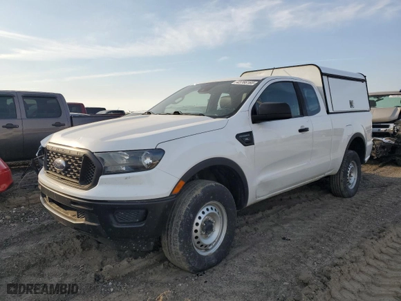 2021 Ford Ranger XL with VIN 1FTER1EHXMLD55651, listed as a Copart auction lot 43766165 with 281,496 mi miles and Clean Title. Bid and sale history available at carsss.com. Image 1.