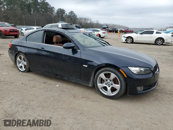2008 BMW 3 Series 328i with VIN WBAWB33578P133738, listed as a Copart auction lot 44792955 with 0 mi miles and Salvage Title. Bid and sale history available at carsss.com. Image 4.