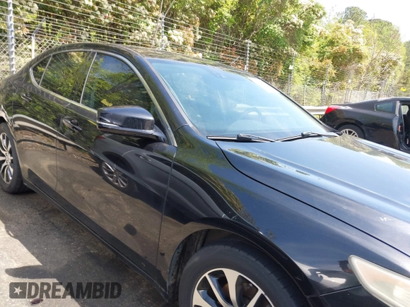 2015 Acura TLX Tech with VIN 19UUB1F57FA005463, listed as a IAAI auction lot 42027656 with 171,708 mi miles. Bid and sale history available at carsss.com. Image 13.