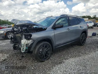 2019 GMC Terrain SLE z VIN 3GKALTEV7KL177723, wystawiony jako Copart lot #55613435 z przebiegiem 92 990 mil mil oraz Szkoda całkowita • Salvage title. Historia ofert i sprzedaży dostępna na DreamBid. Obrazek 1.