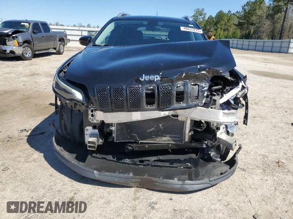 2019 Jeep Cherokee Latitude Plus with VIN 1C4PJLLB4KD202281, listed as a Copart auction lot 48633225 with 153,366 mi miles and Salvage Title. Bid and sale history available at DreamBid. Image 5.