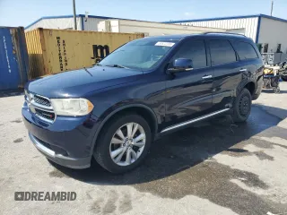 2013 Dodge Durango Crew with VIN 1C4RDHDG1DC508693, listed as a Copart auction lot 50522395 with 169,219 mi miles and Salvage Title. Bid and sale history available at carsss.com. Image 1.