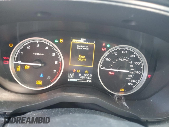 2019 Subaru Forester Limited with VIN JF2SKASC4KH551506, listed as a Copart auction lot 64730825 with 45,774 mi miles and Salvage title. Bid and sale history available at DreamBid. Image 9.