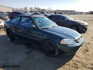 1998 Honda Civic EX with VIN 1HGEJ8249WL133446, listed as a Copart auction lot 89154235 with 248,549 mi miles and Salvage Title. Bid and sale history available at carsss.com. Image 4.