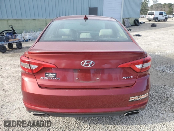 2016 Hyundai Sonata Sport with VIN 5NPE34AF3GH285166, listed as a Copart auction lot 47238685 with 177,539 mi miles and Salvage Title. Bid and sale history available at DreamBid. Image 6.