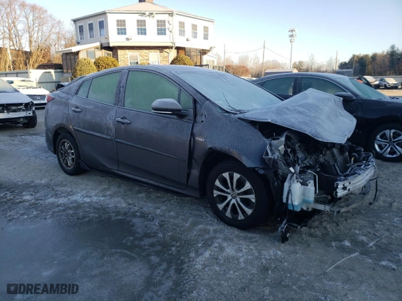 2022 Toyota Prius LE with VIN JTDL9MFU3N3033391, listed as a Copart auction lot 86853604 with 0 mi miles and Salvage Title. Bid and sale history available at carsss.com. Image 4.