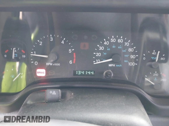 1998 Jeep Wrangler Sport with VIN 1J4FY19S7WP787679, listed as a IAAI auction lot 41764883 with 134,144 mi miles. Bid and sale history available at carsss.com. Image 7.