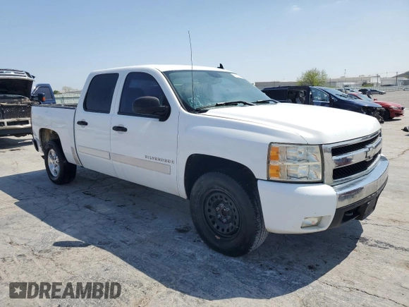 2007 Chevrolet Silverado 1500 LT w/1LT with VIN 3GCEC13J07G528408, listed as a Copart auction lot 51258035 with 134,765 mi miles and Clean Title. Bid and sale history available at carsss.com. Image 4.