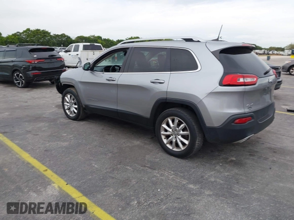 2017 Jeep Cherokee Limited with VIN 1C4PJMDS4HW613200, listed as a IAAI auction lot 41638978 with 81,356 mi miles. Bid and sale history available at carsss.com. Image 3.
