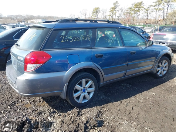 2009 Subaru Outback Special Edtn with VIN 4S4BP61C996321766, listed as a IAAI auction lot 41627469 with 999,999 mi miles. Bid and sale history available at carsss.com. Image 4.