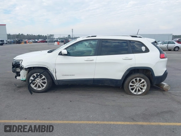 2020 Jeep Cherokee Latitude with VIN 1C4PJLCB5LD618650, listed as a IAAI auction lot 41634691 with 90,341 mi miles. Bid and sale history available at carsss.com. Image 14.