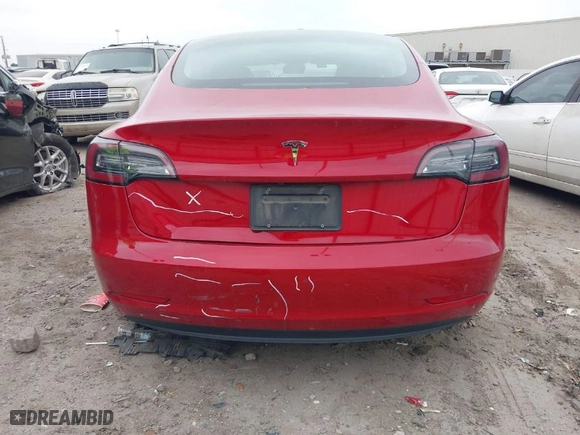 2023 Tesla Model 3 with VIN 5YJ3E1EAXPF447680, listed as a IAAI auction lot 41961496 with 37,589 mi miles. Bid and sale history available at carsss.com. Image 15.