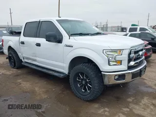 2017 Ford F-150 XL with VIN 1FTEW1C88HKD75257, listed as a IAAI auction lot 41516407 with 107,099 mi miles. Bid and sale history available at carsss.com. Image 1.