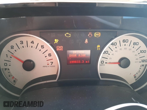 2007 Ford Explorer Eddie Bauer with VIN 1FMEU74897UB74117, listed as a Copart auction lot 86763624 with 199,833 mi miles and Salvage title. Bid and sale history available at DreamBid. Image 9.