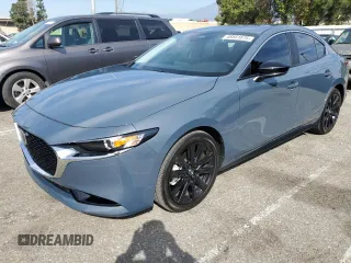 2024 Mazda 3 S Carbon Edition with VIN 3MZBPBCM1RM408173, listed as a Copart auction lot 48551675 with 451 mi miles and Clean Title. Bid and sale history available at DreamBid. Image 1.