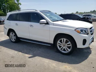 2017 Mercedes-Benz GLS 450 with VIN 4JGDF6EE0HA937391, listed as a Copart auction lot 55498034 with 45,202 mi miles and . Bid and sale history available at DreamBid. Image 4.