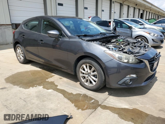 2015 Mazda 3 i Touring with VIN JM1BM1L74F1255247, listed as a Copart auction lot 60755455 with 102,554 mi miles and Salvage title. Bid and sale history available at DreamBid. Image 4.