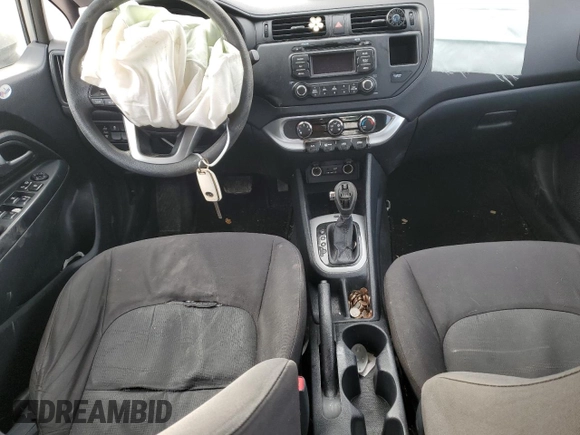 2015 Kia Rio LX with VIN KNADM4A37F6497234, listed as a Copart auction lot 45778255 with 118,002 mi miles and Salvage Title. Bid and sale history available at carsss.com. Image 8.