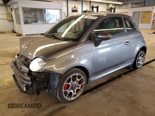 2013 FIAT 500 Sport with VIN 3C3CFFBR2DT615561, listed as a Copart auction lot 78252704 with 116,158 mi miles and Salvage Title. Bid and sale history available at carsss.com. Image 1.