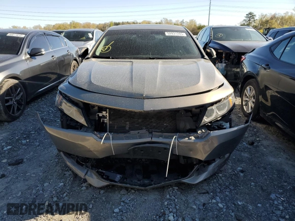 2017 Chevrolet Impala LT with VIN 2G1105S37H9196814, listed as a Copart auction lot 52831285 with 64,749 mi miles and Salvage Title. Bid and sale history available at DreamBid. Image 5.