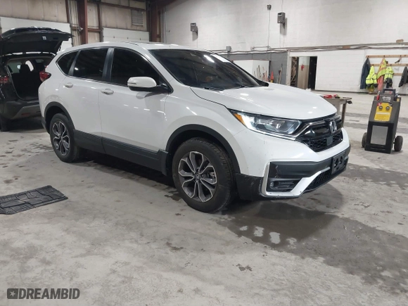 2021 Honda CR-V EX-L with VIN 2HKRW2H80MH620979, listed as a IAAI auction lot 41565876 with 34,322 mi miles. Bid and sale history available at carsss.com. Image 1.