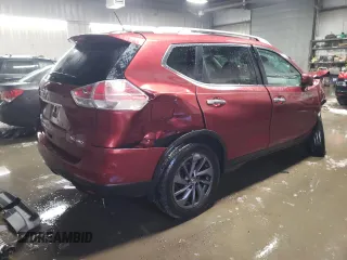 2016 Nissan Rogue SL with VIN 5N1AT2MV9GC770781, listed as a Copart auction lot 45149625 with 89,922 mi miles and Salvage Title. Bid and sale history available at DreamBid. Image 3.