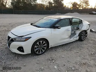 2023 Nissan Maxima Platinum with VIN 1N4AA6FV2PC503776, listed as a Copart auction lot 78817124 with 12,579 mi miles and Salvage Title. Bid and sale history available at carsss.com. Image 1.