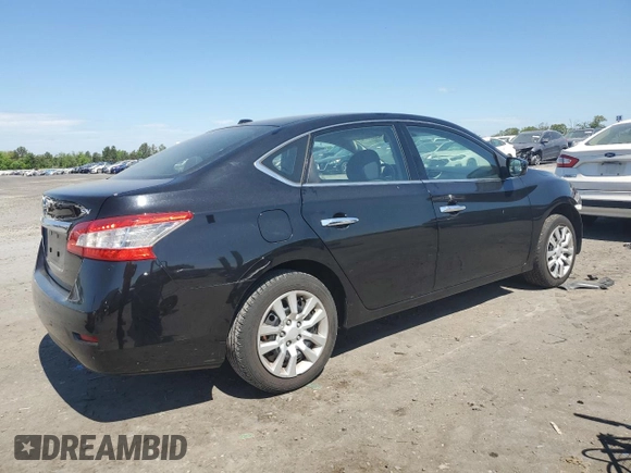 2015 Nissan Sentra SL with VIN 3N1AB7AP7FY287552, listed as a Copart auction lot 54587995 with 116,376 mi miles and Salvage Title. Bid and sale history available at DreamBid. Image 3.