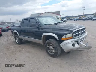 2004 Dodge Dakota SLT with VIN 1D7HG48N14S503851, listed as a IAAI auction lot 41883437 with 225,505 mi miles. Bid and sale history available at carsss.com. Image 6.