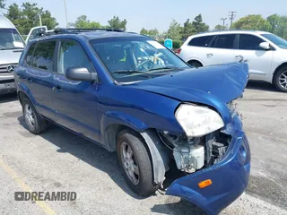 2006 Hyundai Tucson GL with VIN KM8JM12B16U380895, listed as a IAAI auction lot 42465921 with 196,913 mi miles and . Bid and sale history available at DreamBid. Image 1.