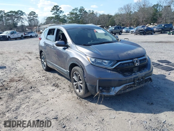 2021 Honda CR-V EX with VIN 2HKRW2H5XMH640257, listed as a IAAI auction lot 41656618 with 1 mi miles. Bid and sale history available at carsss.com. Image 1.