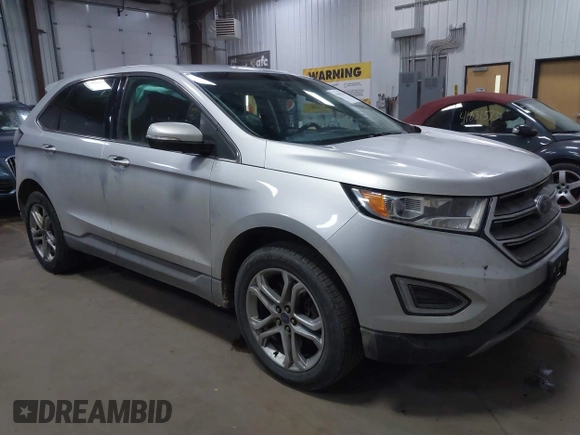 2016 Ford Edge Titanium with VIN 2FMPK4K92GBB42155, listed as a IAAI auction lot 41843234 with 191,456 mi miles and . Bid and sale history available at DreamBid. Image 1.