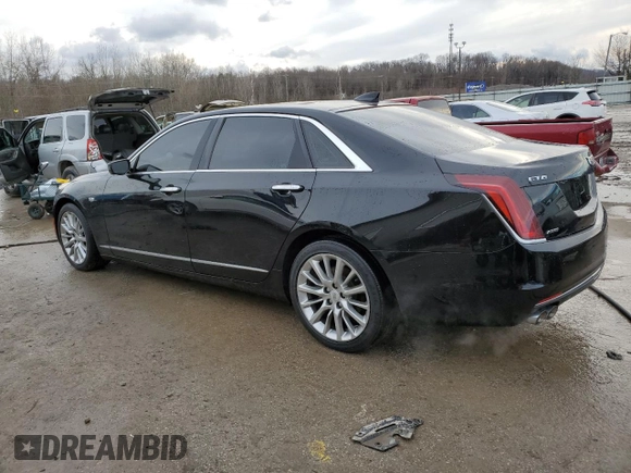 2017 Cadillac CT6 AWD with VIN 1G6KB5RS8HU195910, listed as a Copart auction lot 85089084 with 69,342 mi miles and Salvage title. Bid and sale history available at DreamBid. Image 2.