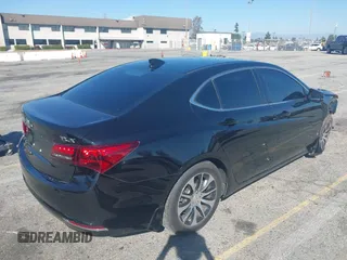 2017 Acura TLX w/Technology Pkg with VIN 19UUB1F59HA002325, listed as a IAAI auction lot 41666427 with 105,730 mi miles. Bid and sale history available at carsss.com. Image 4.