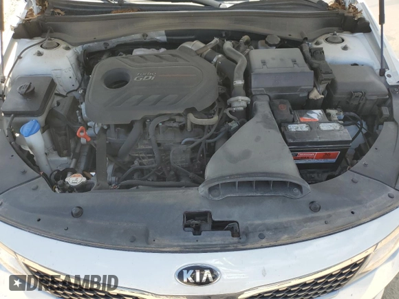 2018 Kia Optima SX with VIN 5XXGW4L21JG232074, listed as a Copart auction lot 63069175 with 53,982 mi miles and Salvage title. Bid and sale history available at DreamBid. Image 11.