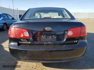 2008 Kia Optima LX with VIN KNAGE123X85200778, listed as a Copart auction lot 54308855 with 191,960 mi miles and Salvage Title. Bid and sale history available at carsss.com. Image 6.