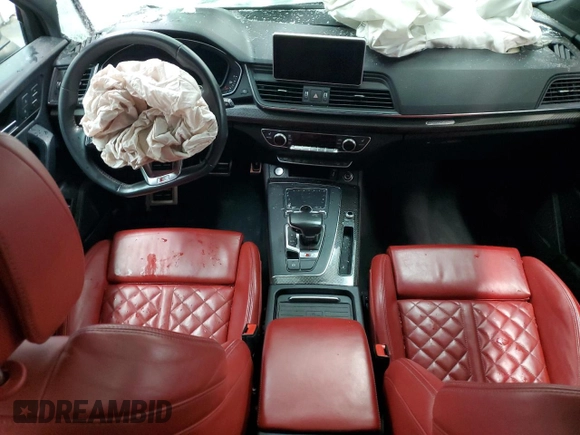 2019 Audi SQ5 Premium Plus with VIN WA1B4AFY3K2020857, listed as a Copart auction lot 39372154 with 55,164 mi miles and . Bid and sale history available at DreamBid. Image 8.