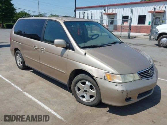 2000 Honda Odyssey EX with VIN 2HKRL1868YH001859, listed as a IAAI auction lot 42165724 with 209,393 mi miles and . Bid and sale history available at DreamBid. Image 1.