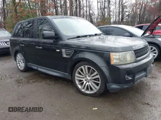 2011 Land Rover Range Rover Sport HSE LUX with VIN SALSK2D42BA294809, listed as a IAAI auction lot 41872656 with 220,795 mi miles. Bid and sale history available at carsss.com. Image 1.