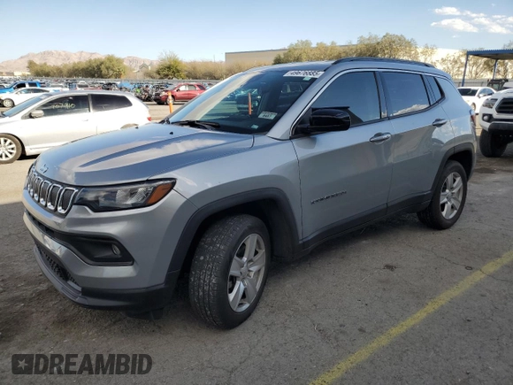 2022 Jeep Compass Latitude с VIN 3C4NJDBB2NT181394, выставлен на аукционе Copart как лот 49676885 с пробегом 50 144 миль миль и Списание • Salvage title. История ставок и продаж доступна на DreamBid. Изображение 1.