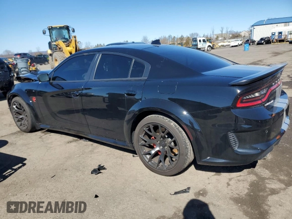 2023 Dodge Charger SRT Hellcat Widebody Jailbreak with VIN 2C3CDXL97PH615322, listed as a Copart auction lot 49891025 with 20,508 mi miles and Salvage Title. Bid and sale history available at carsss.com. Image 2.