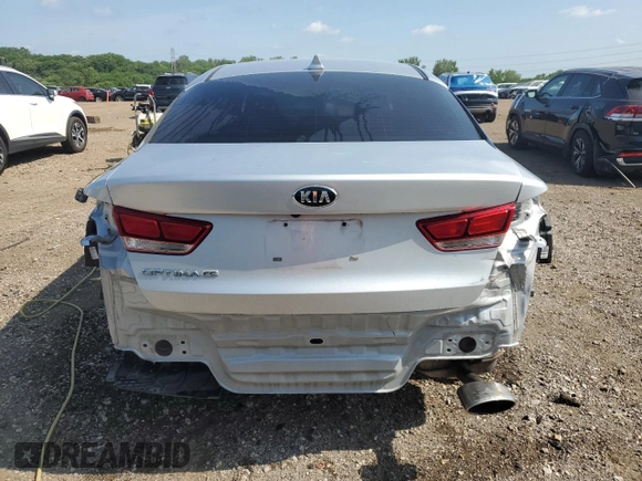 2020 Kia Optima LX with VIN 5XXGT4L34LG436744, listed as a Copart auction lot 60892365 with 80,169 mi miles and Salvage title. Bid and sale history available at DreamBid. Image 6.