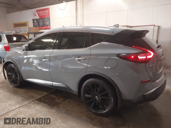 2022 Nissan Murano SL with VIN 5N1AZ2CJ2NC109474, listed as a IAAI auction lot 41383187 with 70,639 mi miles and . Bid and sale history available at carsss.com. Image 15.