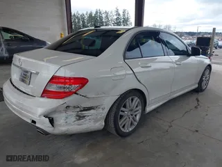 2008 Mercedes-Benz C-Class 3.0L Sport with VIN WDDGF54X48F117547, listed as a IAAI auction lot 41764470 with 93,631 mi miles. Bid and sale history available at carsss.com. Image 4.