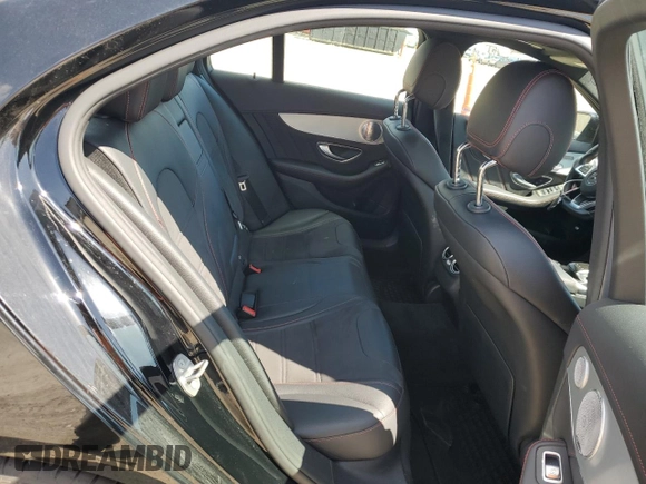 2018 Mercedes-Benz C 43 AMG with VIN 55SWF6EB7JU266087, listed as a Copart auction lot 52188745 with 45,891 mi miles and Salvage title. Bid and sale history available at DreamBid. Image 10.