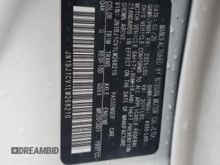 2020 Nissan Rogue Sport SV with VIN JN1BJ1CV1LW268210, listed as a Copart auction lot 50134115 with 85,497 mi miles and Salvage Title. Bid and sale history available at carsss.com. Image 14.