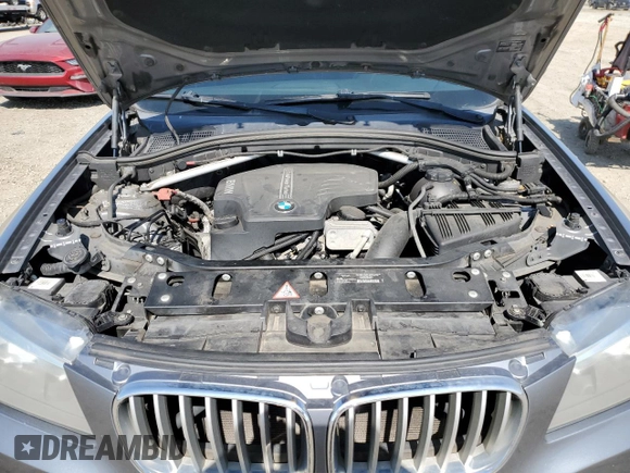 2013 BMW X3 xDrive28i with VIN 5UXWX9C51D0A28673, listed as a Copart auction lot 46947165 with 157,987 mi miles and Clean Title. Bid and sale history available at carsss.com. Image 12.