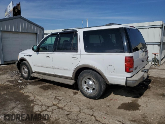 2002 Ford Expedition Eddie Bauer z VIN 1FMRU17L32LA35548, wystawiony jako Copart lot #48061335 z przebiegiem Nie podano mil oraz Szkoda całkowita • Salvage title. Historia ofert i sprzedaży dostępna na DreamBid. Obrazek 2.